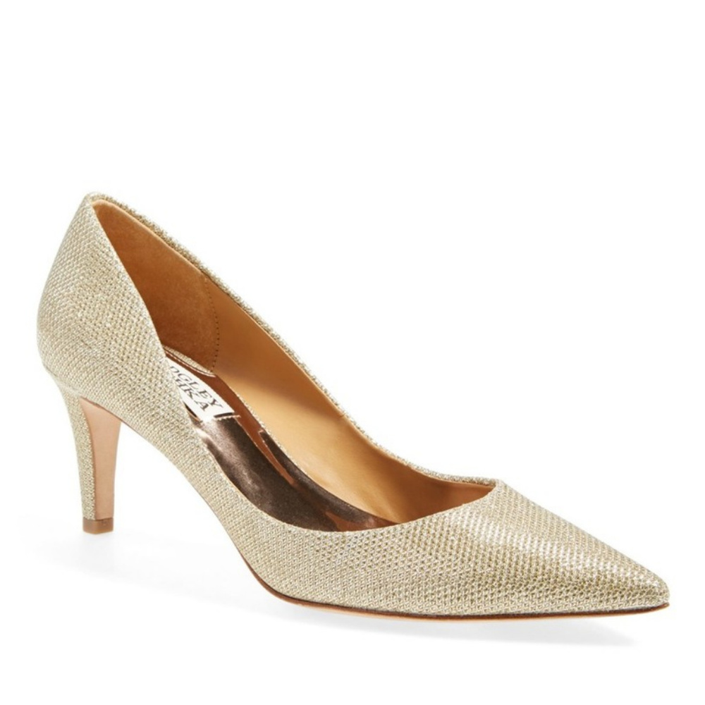NWT Badgley Mischka Poise Platino Pump